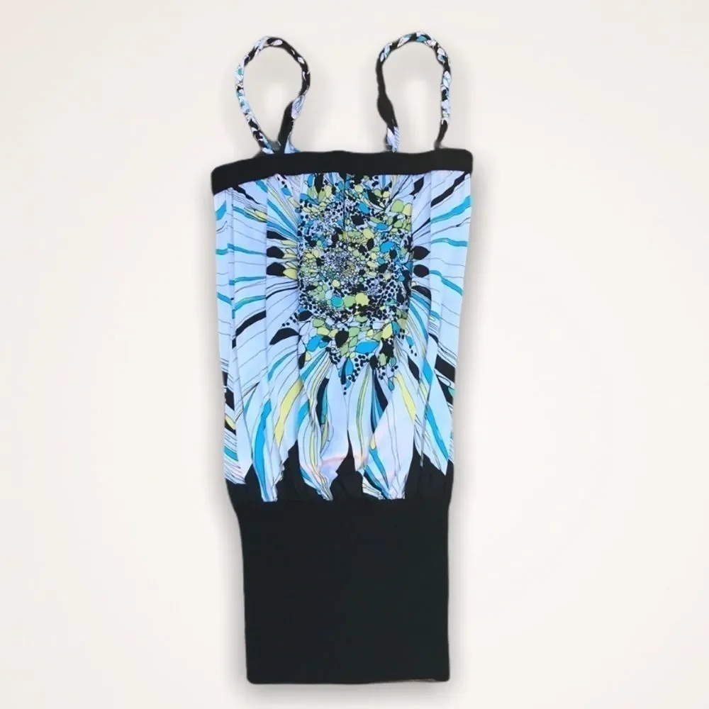 BEBE Silk/Spandex Printed Party Dress - Picture 3 of 11